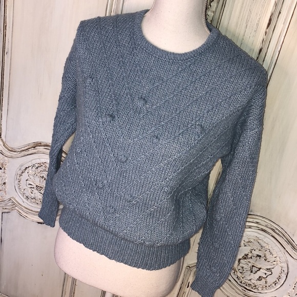 Elodie Girl Crew Neck Drop Shoulder Long Sleeve Popover Sweater Size Large - Picture 3 of 12